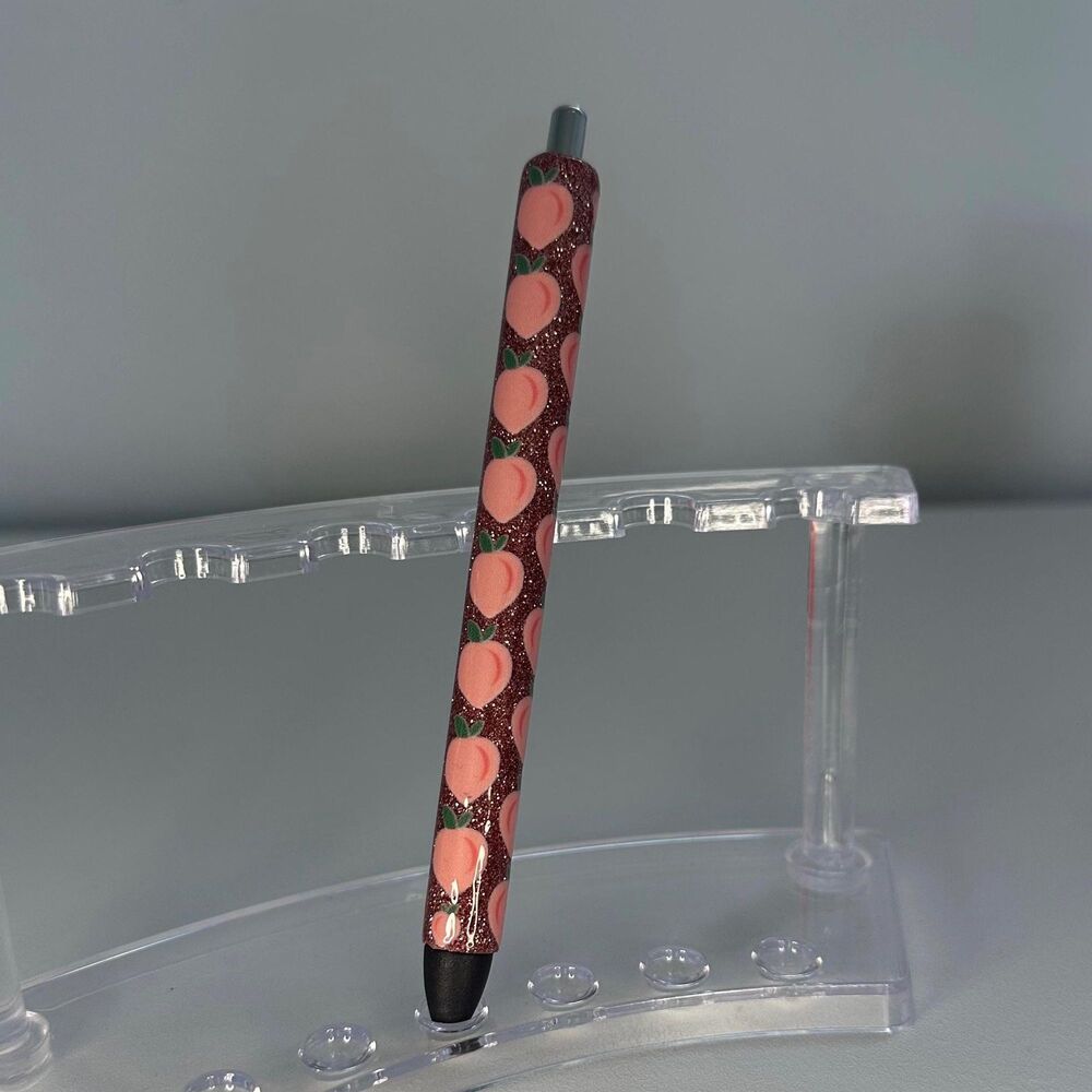 Glitter peach Inkjoy Personalized Pens,